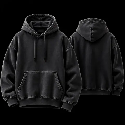 Logo-Free Pullover Hoodie — streetwear concept
