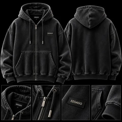 Zip-Up Hoodie — streetwear concept