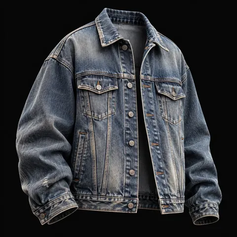Vintage Denim Jacket — streetwear concept