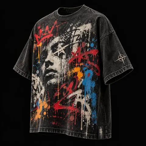 Graffiti Portrait — streetwear concept