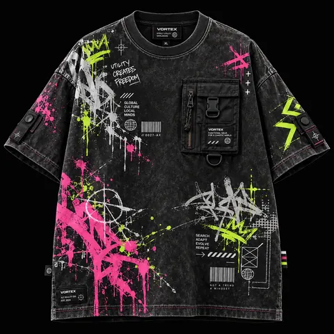 Vortex Utility Graffiti — streetwear concept