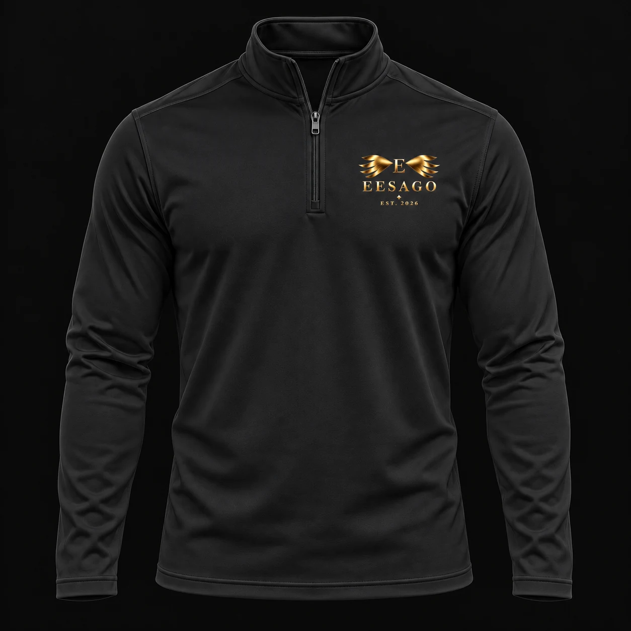 Gymwear Quarter-zip top — EESAGO design example