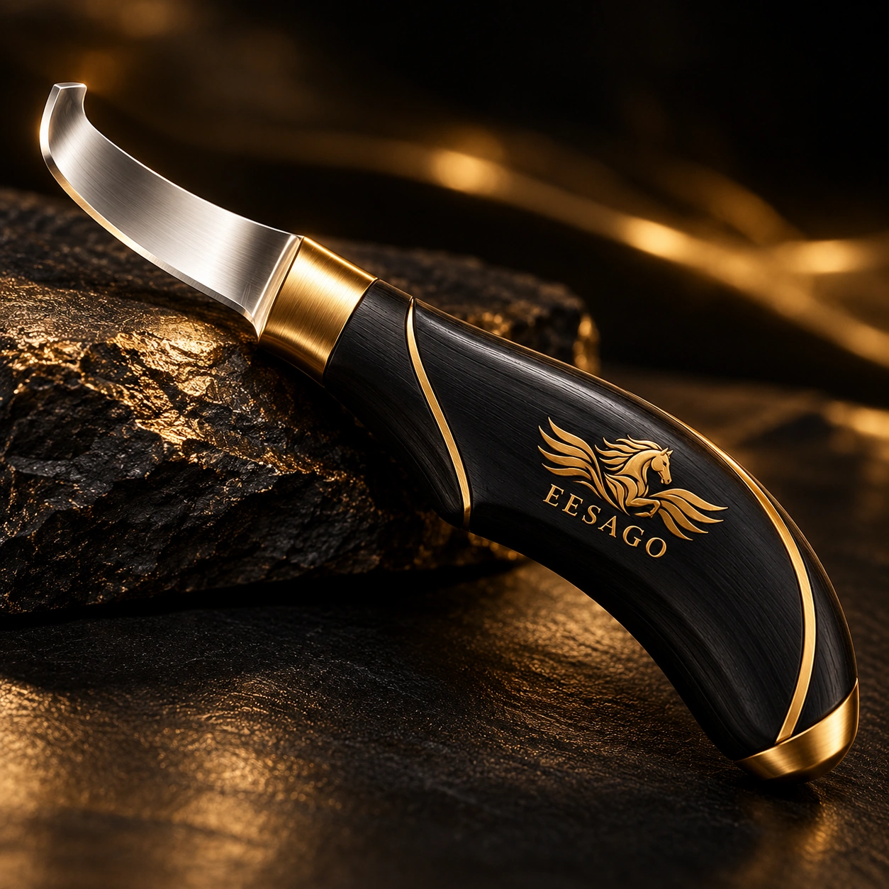 Left-handed hoof knife reference visual